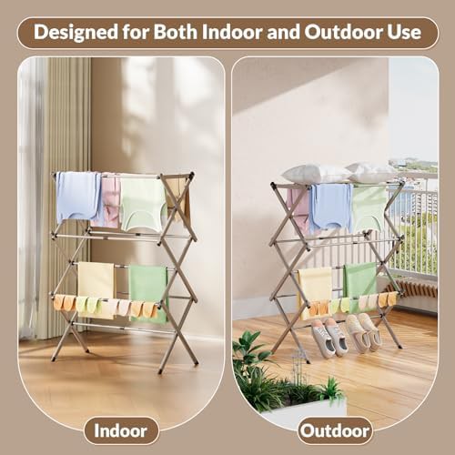 Accordion retractable rack with shoe storage — photo 4