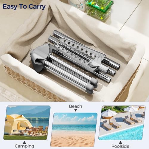 Rotatable three arm tripod laundry rack — photo 5
