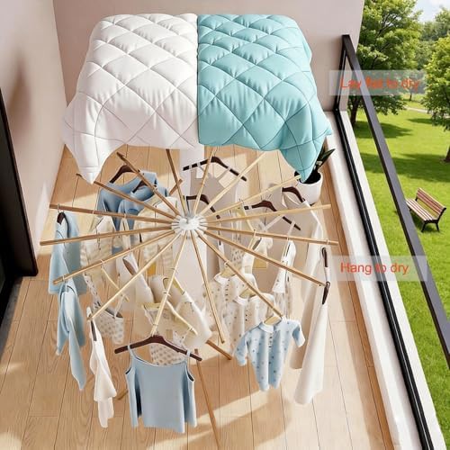 Foldable tripod laundry drying rack — photo 5