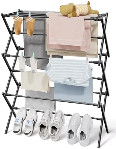 Three tier vertical rack for small items