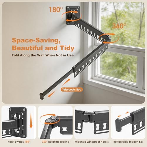 Wall mounted four hanger space saver — photo 4