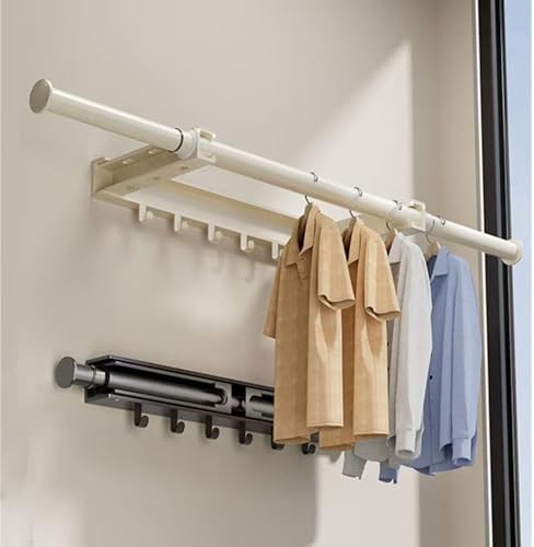 Retractable wall mounted bathroom towel rack — photo 5