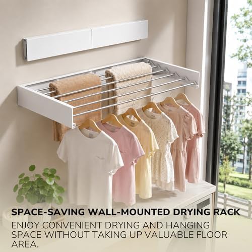 White stainless steel heavy duty wall rack — photo 3