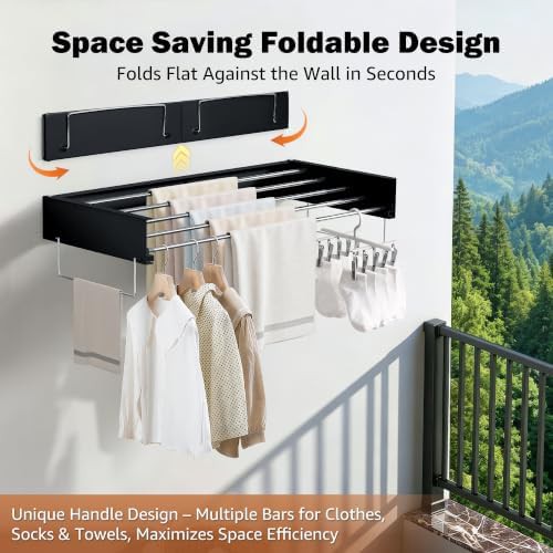 Heavy duty black stainless wall rack — photo 3