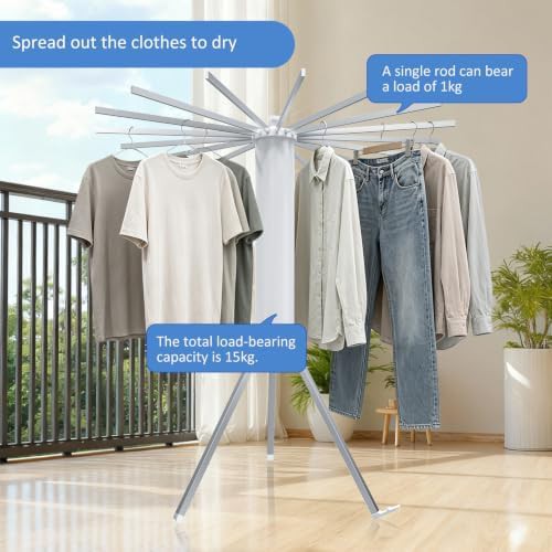 Apartment tripod foldable garment rack — photo 4
