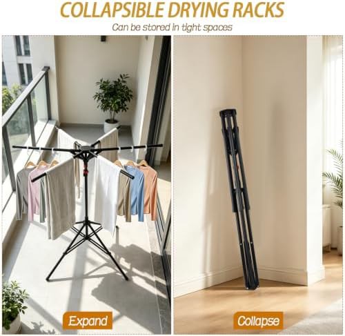 Carbon steel four leg laundry rack — photo 5