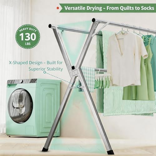 Foldable stainless steel drying stand — photo 3