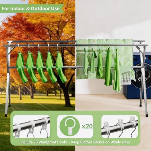 Foldable stainless steel drying stand — photo 4