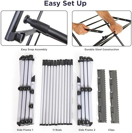 White steel three tier rack for baby clothes — photo 4
