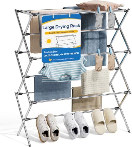 Heavy duty retractable stainless steel rack