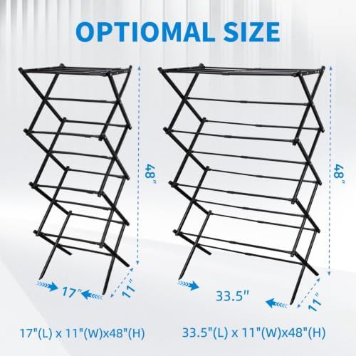 Four tier steel frame clothes airer — photo 3