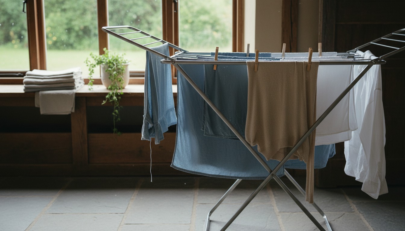 Laundry drying racks